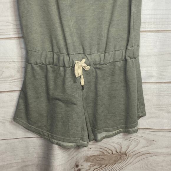 Rebel Sugar Gray Surplice Neckline Sleeveless Tie-Front Romper - Picture 4 of 6